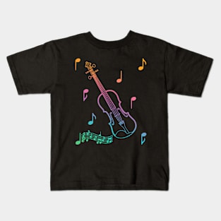 Musical Violin Kids T-Shirt